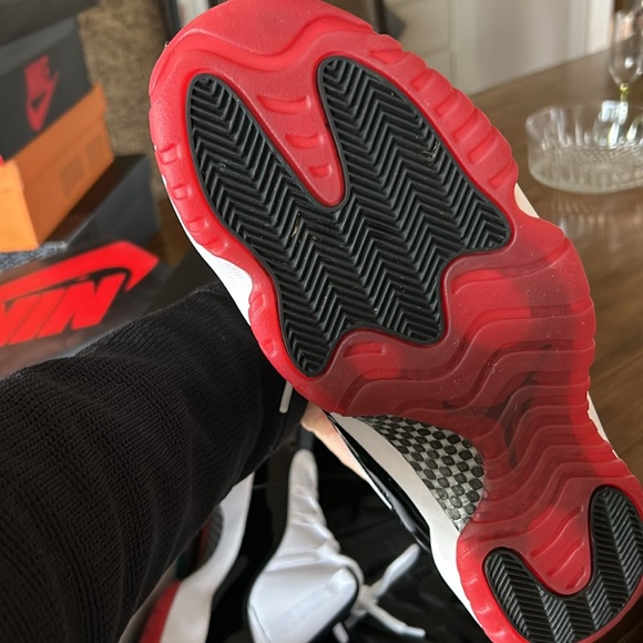 Air Jordan 11 retro low white/university red – black size 14 - Picture 5 of 5